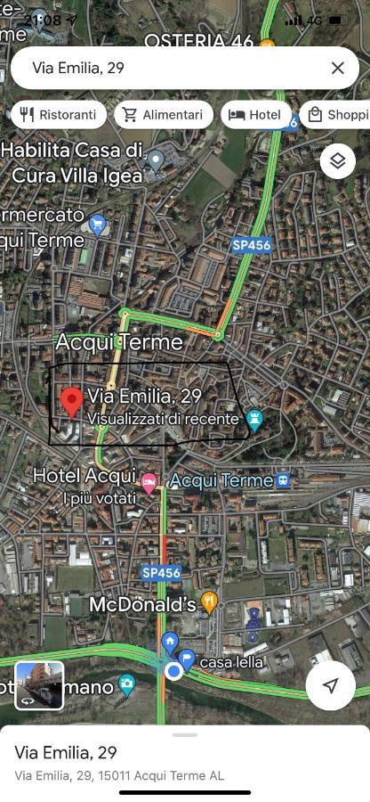 Appartamento Lella Zona Terme Centro E Vicino Habilita-Villa Igea Acqui Terme Εξωτερικό φωτογραφία